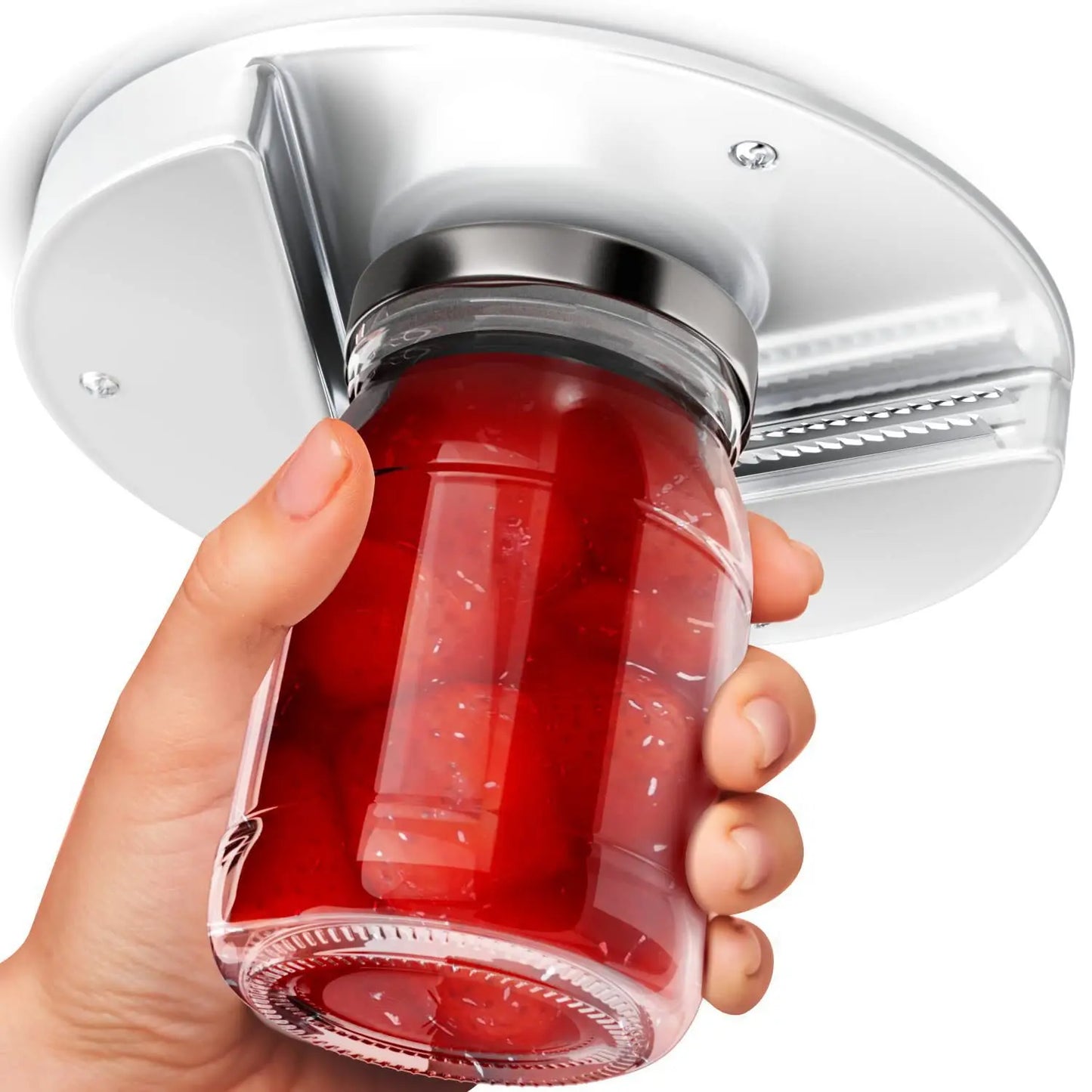 Professional Under-Cabinet Jar & Bottle Opener - Multi-Function Kitchen Tool