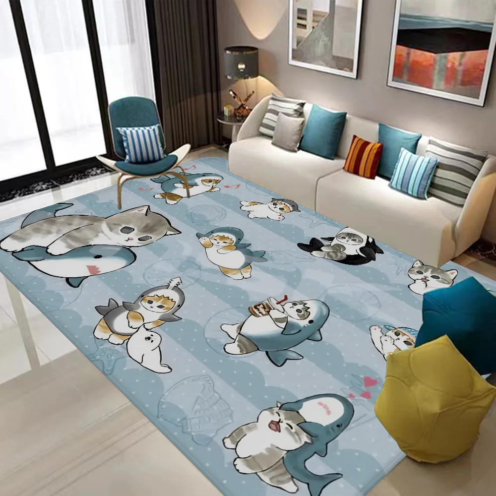 Premium Cat Kitchen Mat - Anti-Slip Modern Home Decor Floor Mat
