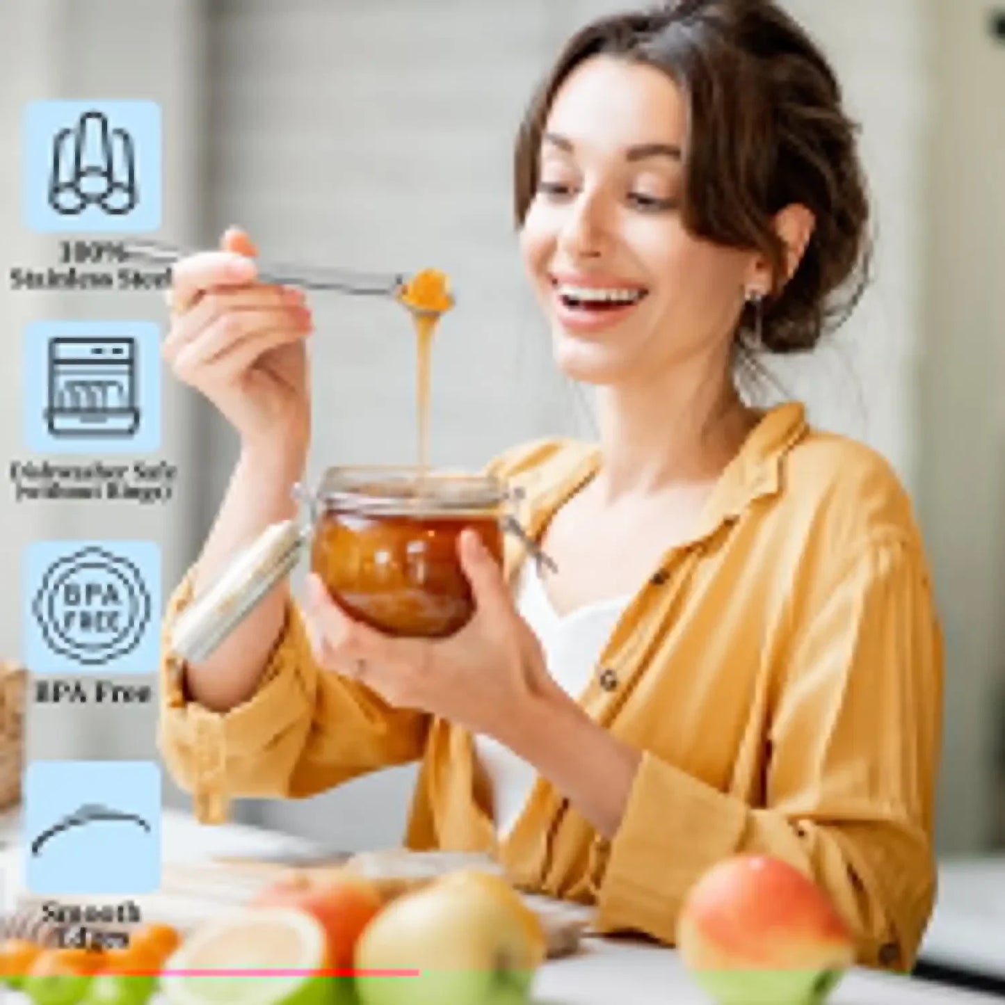Professional 18-Piece Stainless Steel Measuring Cups & Spoons Set