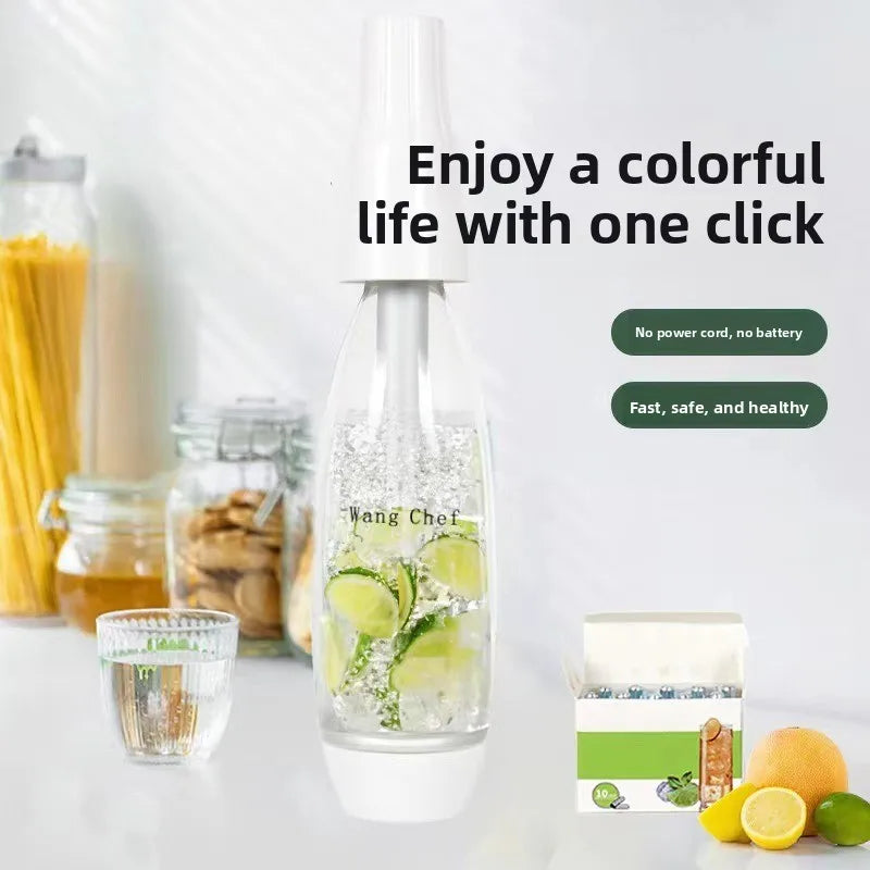 Professional Home Soda Maker - Sparkling Water Machine with CO2 Cartridges