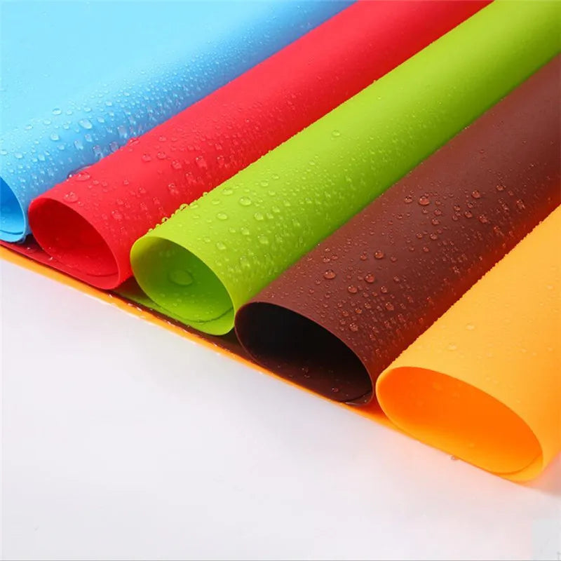 40x30cm Silicone Mat Baking Liner Oven Mat Heat Insulation Pad Dough Maker Pastry Kneading Rolling Dough Pad Kitchen Accessories