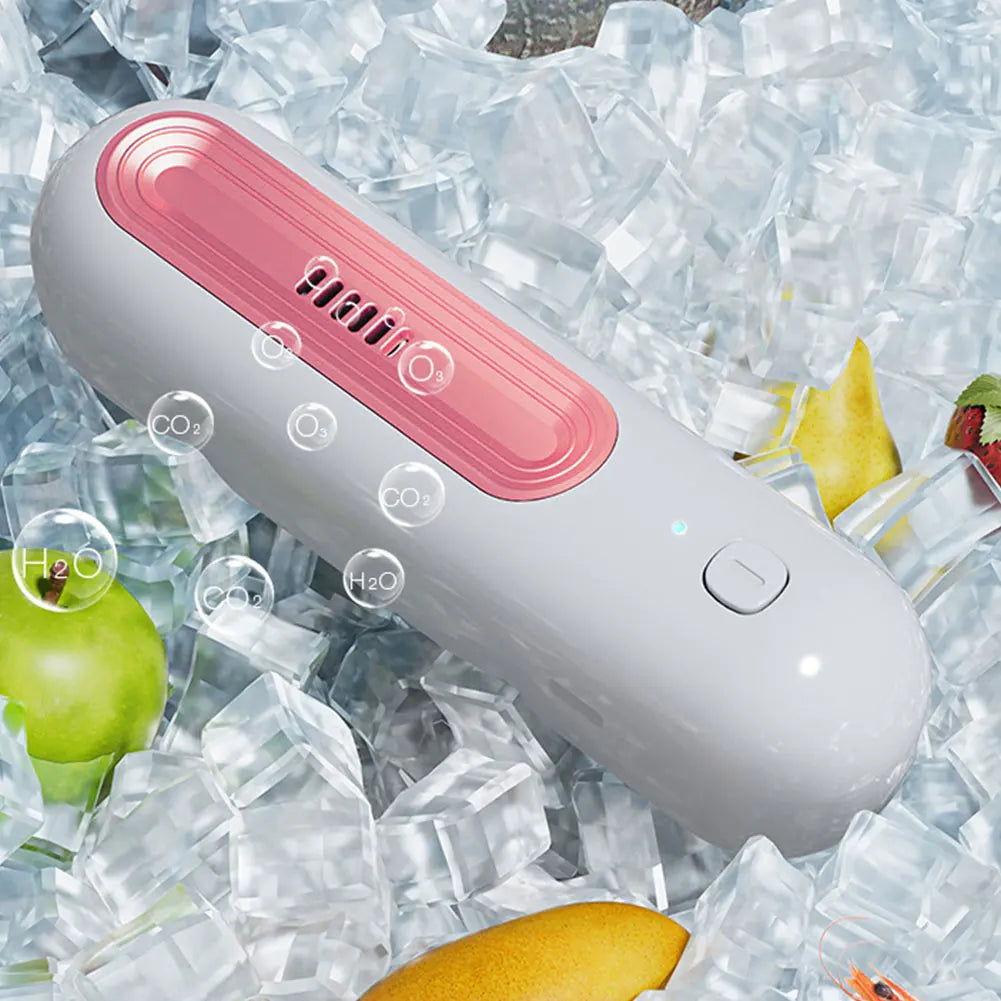 Advanced Refrigerator Deodorizer - Air Purifier & Food Freshness Extender