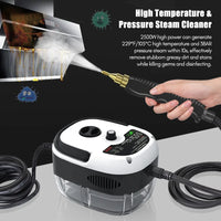Steam Cleaner Handheld Steam Cleaner 1500W High Power 6 Speeds Adjustable Practical Steam Cleaner for Kitchen Refrigerator