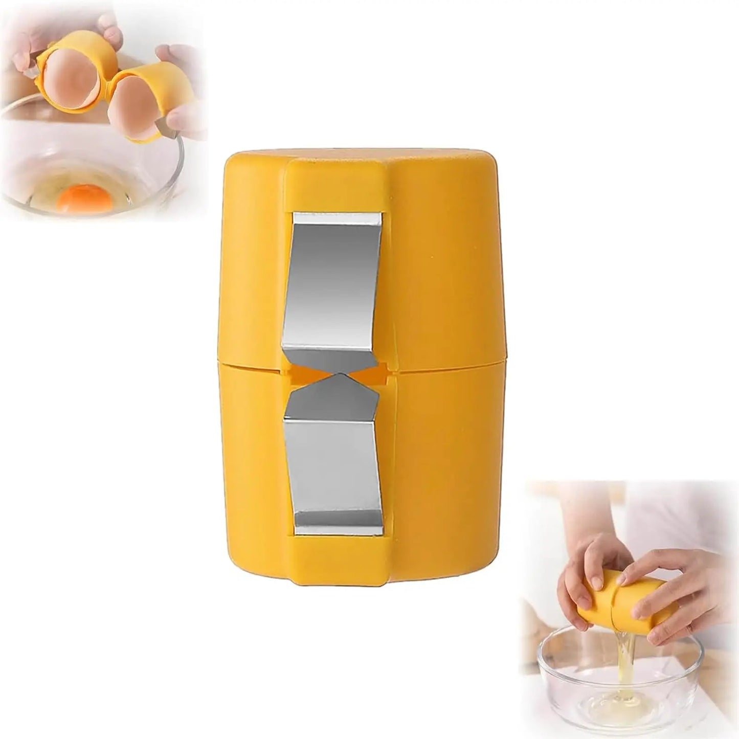 Multi-Function Egg Shell Opener & Separator Tool - Easy Kitchen Gadget Set