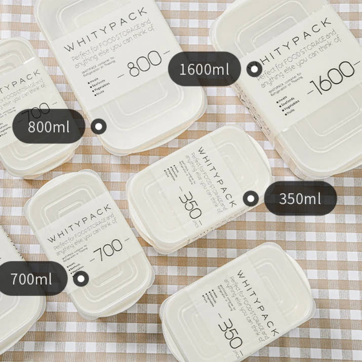 Premium Japanese Food Storage Container Set - Microwave Safe & Airtight