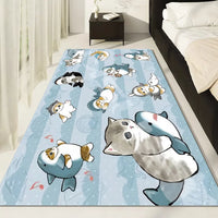 Premium Cat Kitchen Mat - Anti-Slip Modern Home Decor Floor Mat