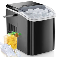 JOINSUN Portable Countertop Ice Maker - 9 Cubes in 6 Minutes with Self-Cleaning