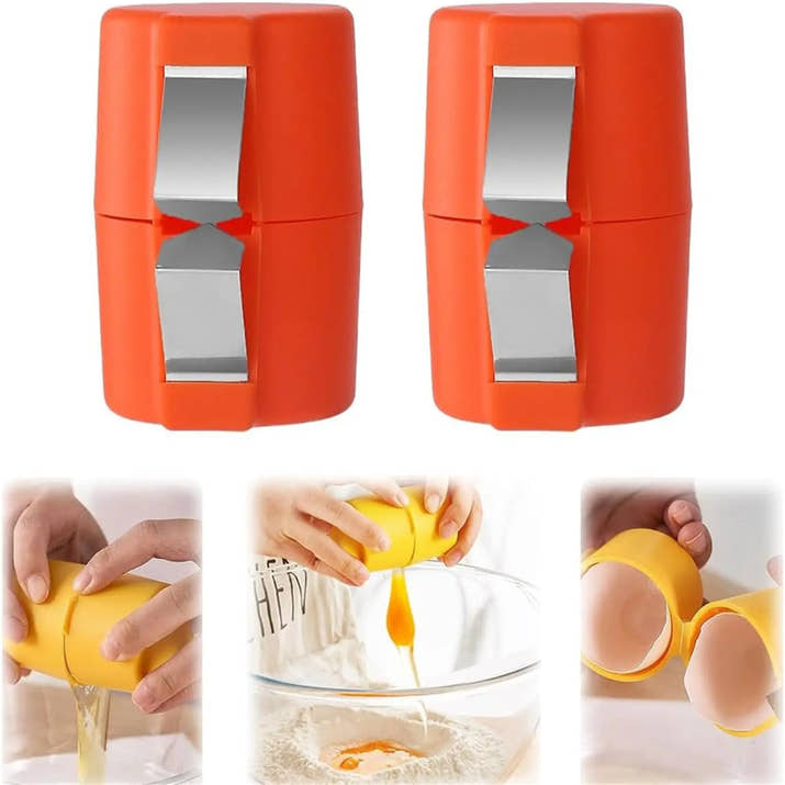 Multi-Function Egg Shell Opener & Separator Tool - Easy Kitchen Gadget Set