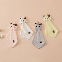 Premium Cat Kitchen Cleaning Towel - Ultra-Soft Coral Velvet Hand Towel