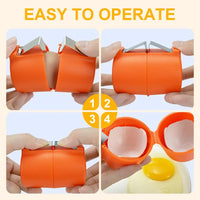 Multi-Function Egg Shell Opener & Separator Tool - Easy Kitchen Gadget Set