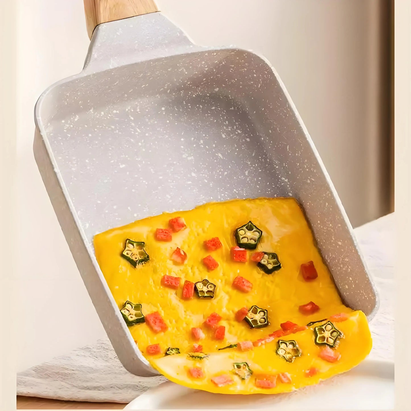 Authentic Japanese Tamagoyaki Pan - Professional Non-Stick Rectangular Egg Pan