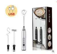 Professional USB Electric Milk Frother - Rechargeable Handheld Coffee Maker