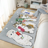 Premium Cat Kitchen Mat - Anti-Slip Modern Home Decor Floor Mat