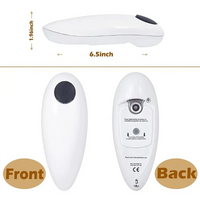 Electric Can Opener - Easy One-Touch Operation with Bottle Opener