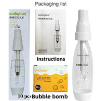 Professional Home Soda Maker - Sparkling Water Machine with CO2 Cartridges