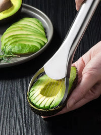 3-in-1 Avocado Slicer Tool - Stainless Steel Fruit Cutter & Kitchen Gadget